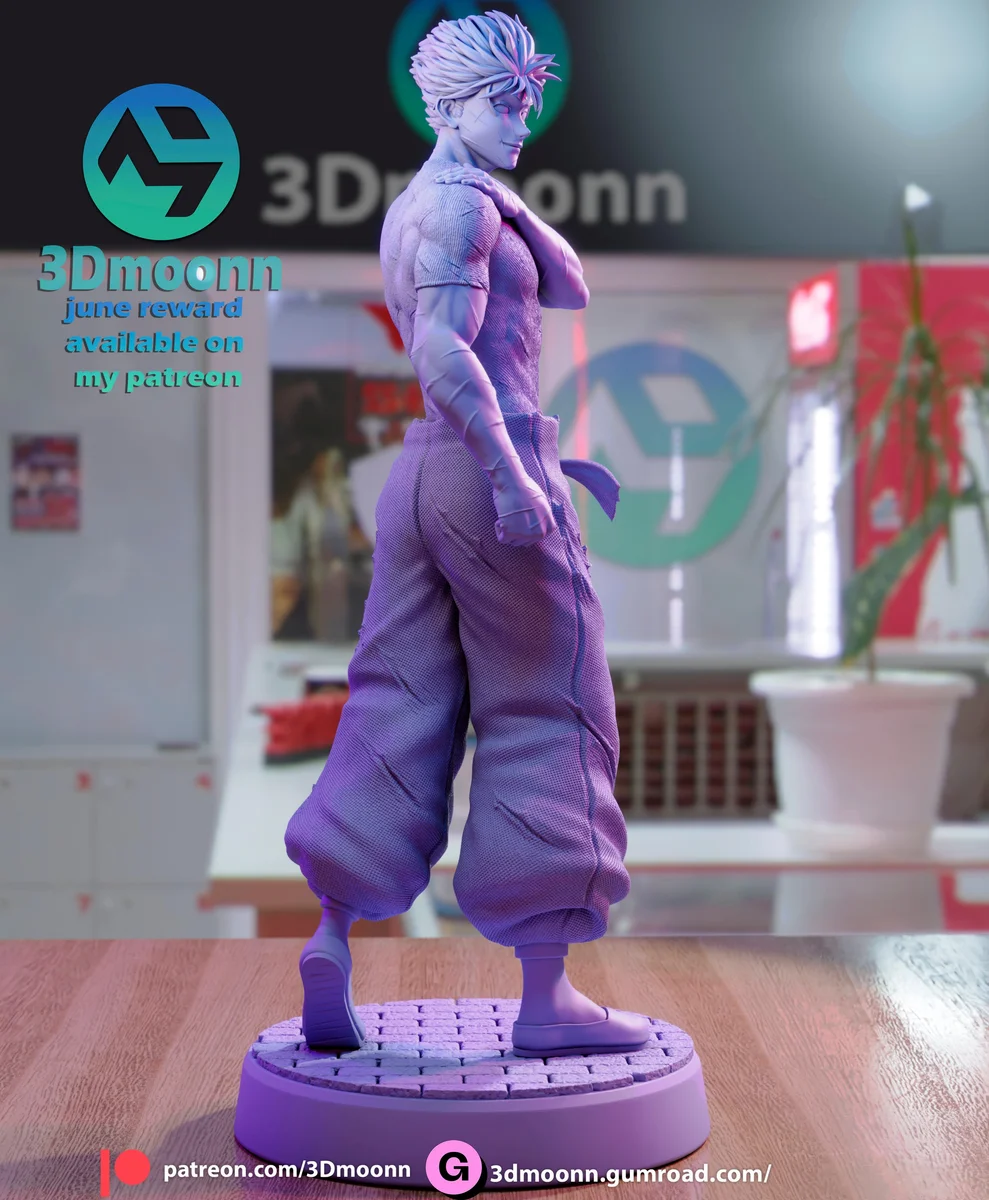 Gogo | Fan Art | 3D Printed Resin Model Garage Kit | *Un-Painted* | 3DMoon 7