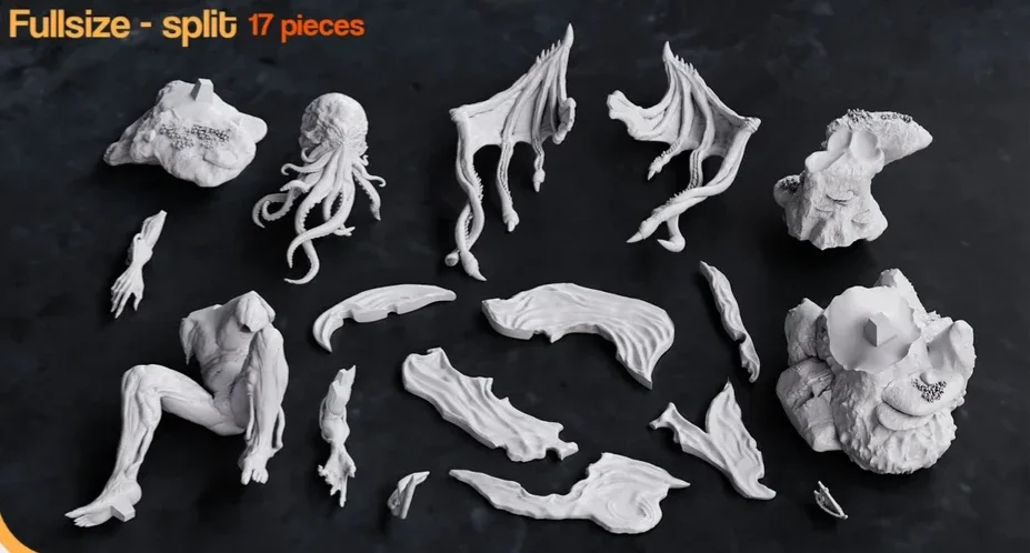 Cthulhu Mythos | Fan Art | 3D Printed Resin Model Garage Kit | *Un-Painted* | ES Monster 3