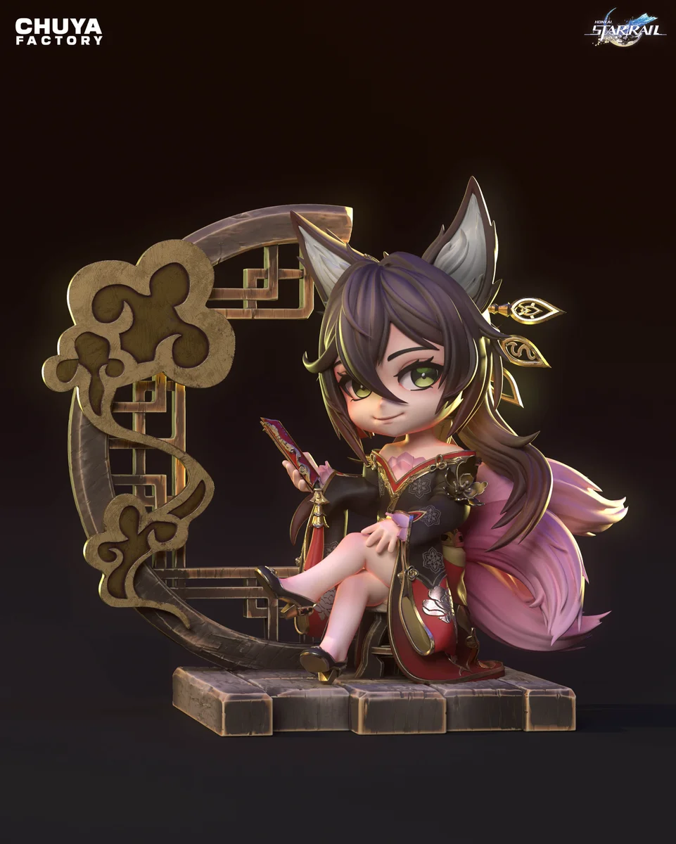 Chibi Tingyun | Fan Art | 3D Printed Resin Model Garage Kit | *Un-Painted* | Chuya Factory 4