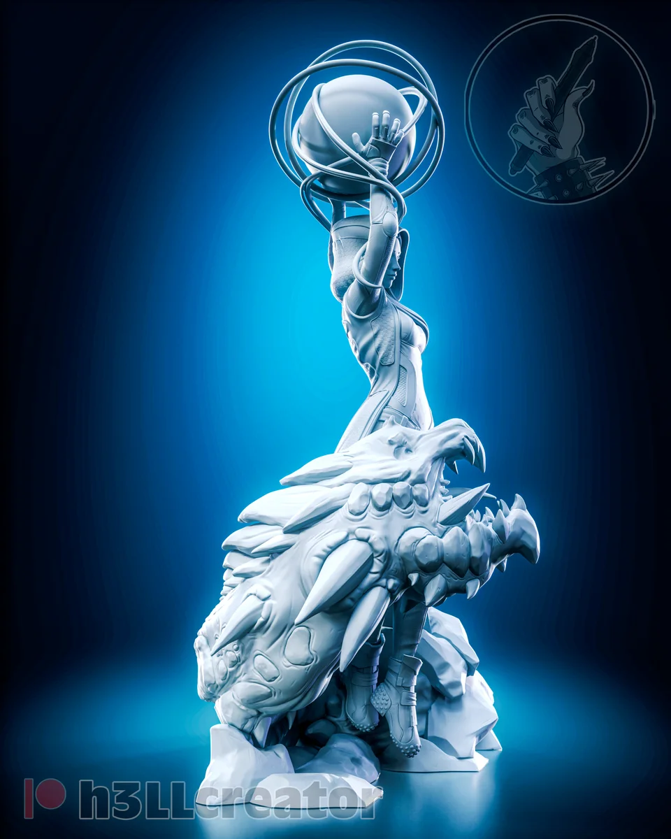 Maya | Fan Art | 3D Printed Resin Model Garage Kit | *Un-Painted* | H3LL Creator 7