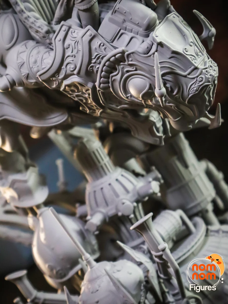 Terra with Magitek | Fan Art | 3D Printed Resin Model Garage Kit | *Un-Painted* | Nomnom 20