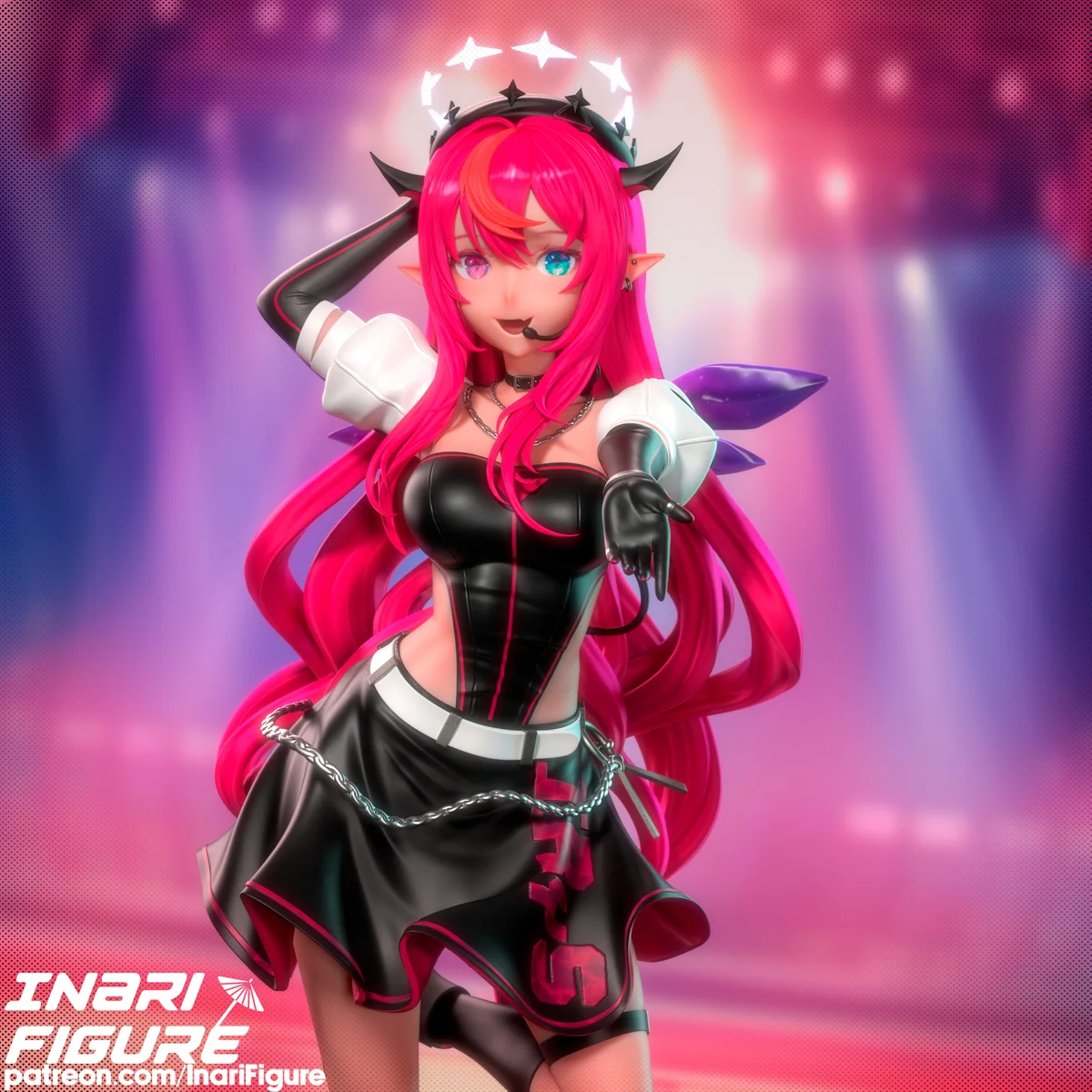 Irys | Fan Art | 3D Printed Resin Model Garage Kit | *Un-Painted* | Inari Figure 4