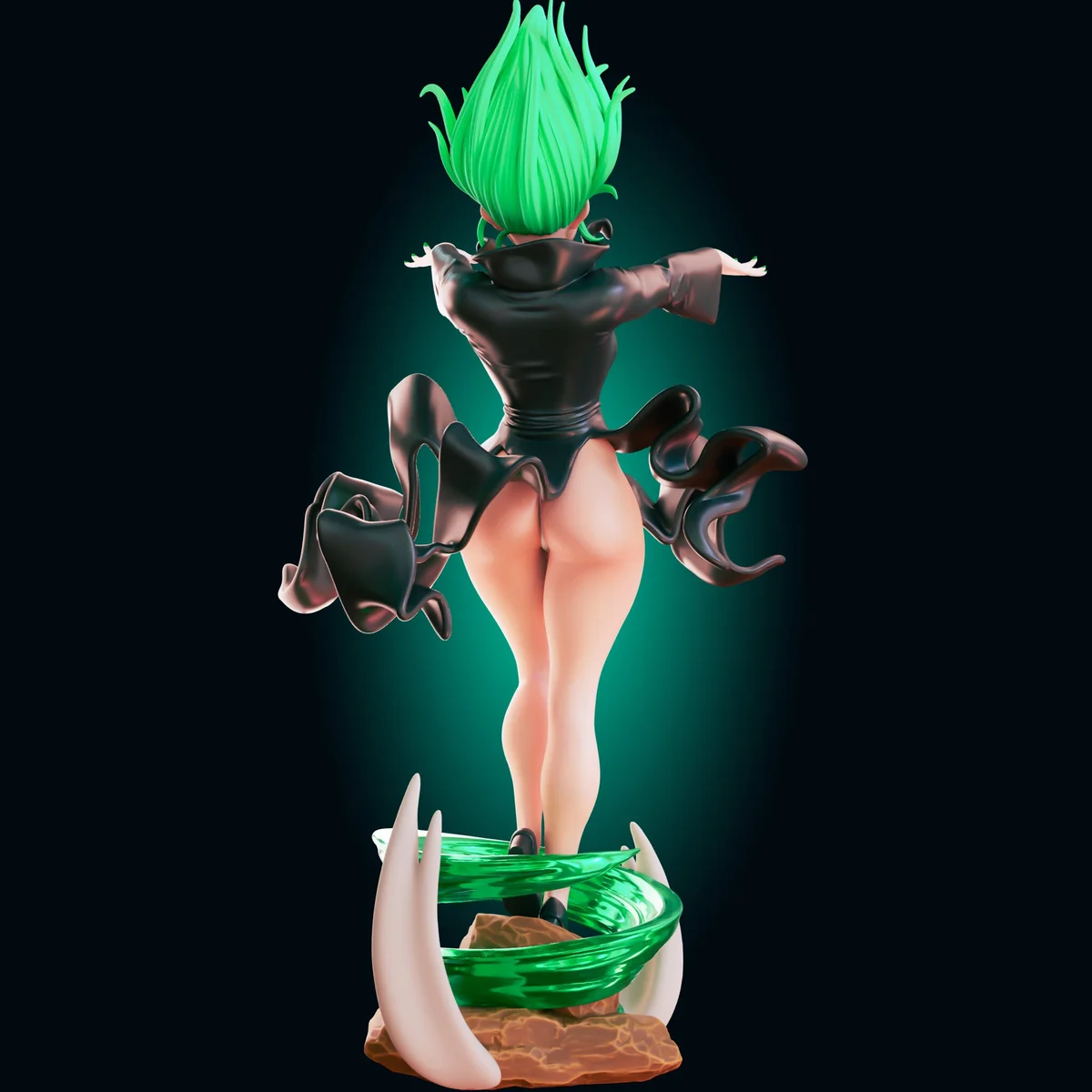 Tornado Girl | Fan Art | 3D Printed Resin Model Garage Kit | *Un-Painted* | Officer Rhu 2