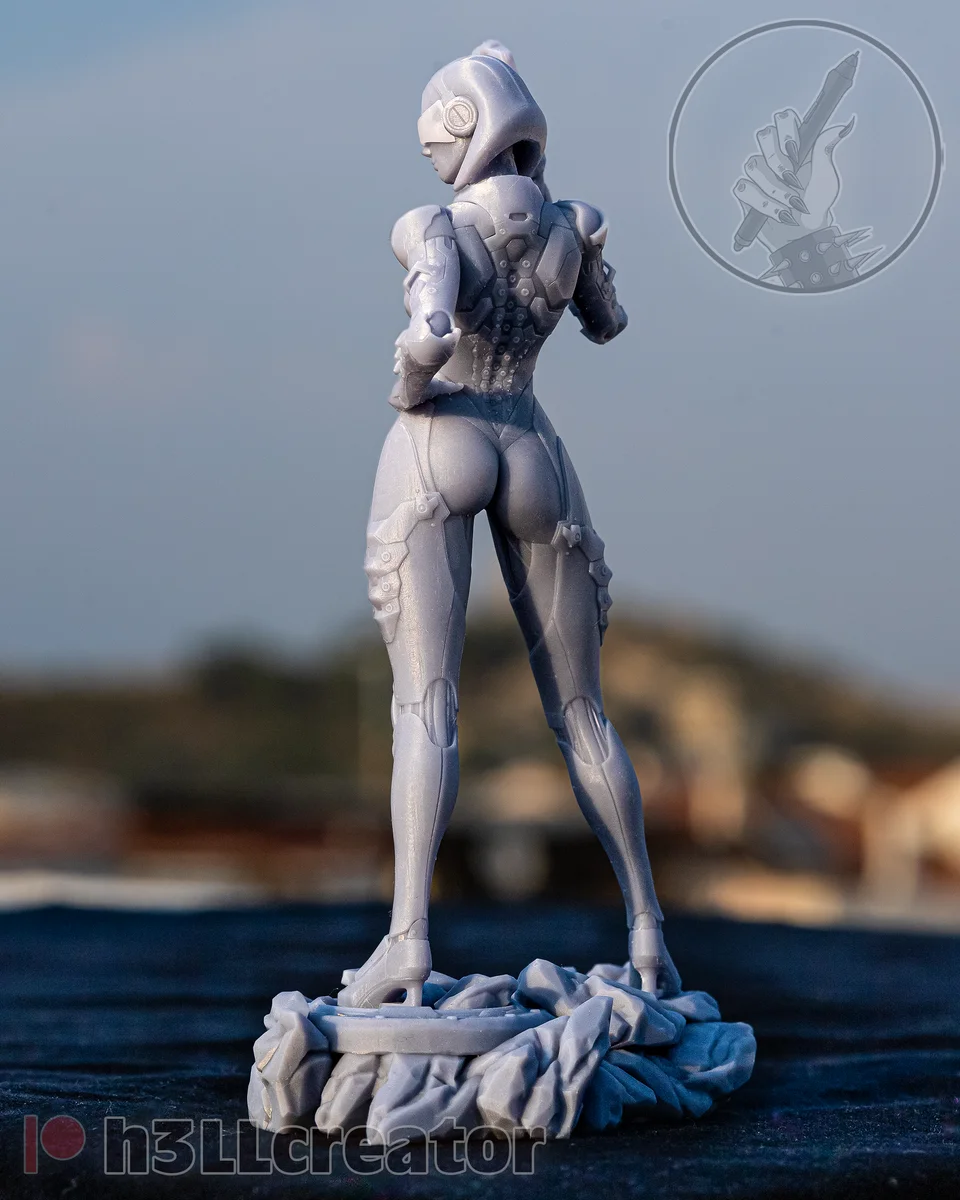 Edi | Fan Art | 3D Printed Resin Model Garage Kit | *Un-Painted* | H3LL Creator 7