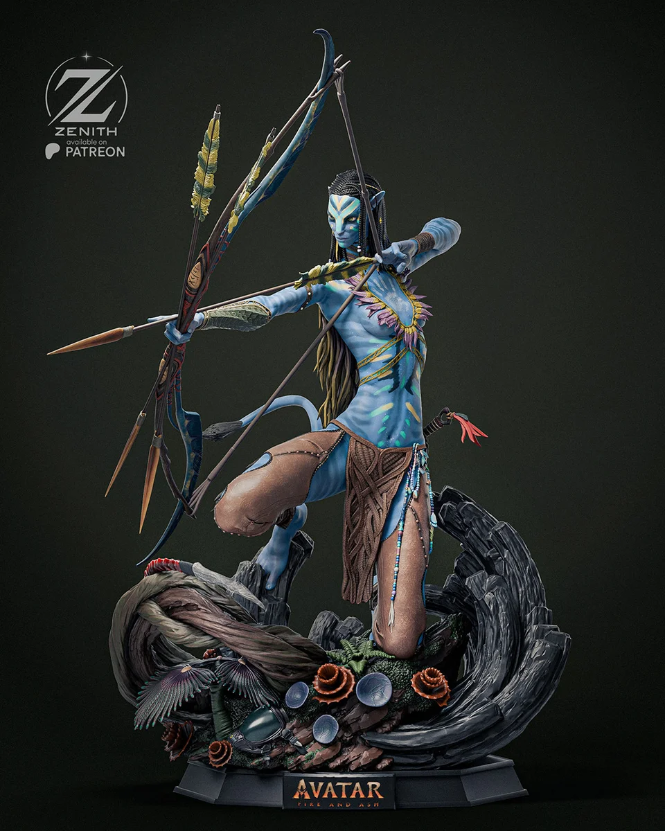 Neytiri | Fan Art | 3D Printed Resin Model Garage Kit | *Un-Painted* | Zenith Studios 4