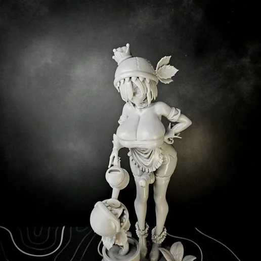 Princess Piranhette | Fan Art | 3D Printed Resin Model Garage Kit | *Un-Painted* | Officer Rhu 5