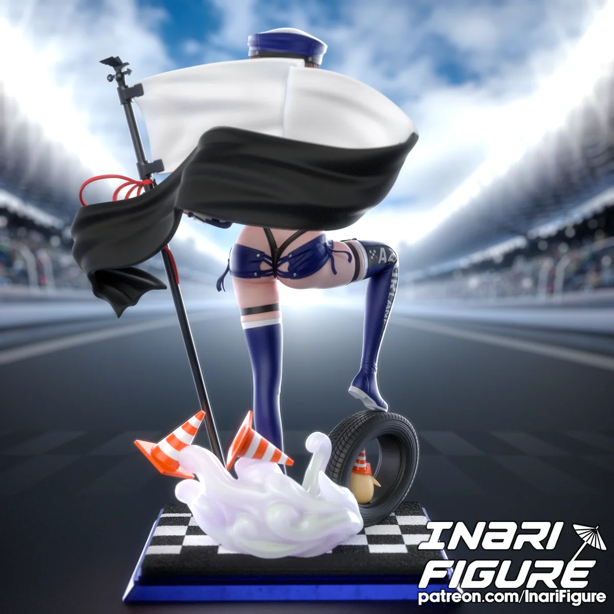 Baltimore | Fan Art | 3D Printed Resin Model Garage Kit | *Un-Painted* | Inari Figure 7
