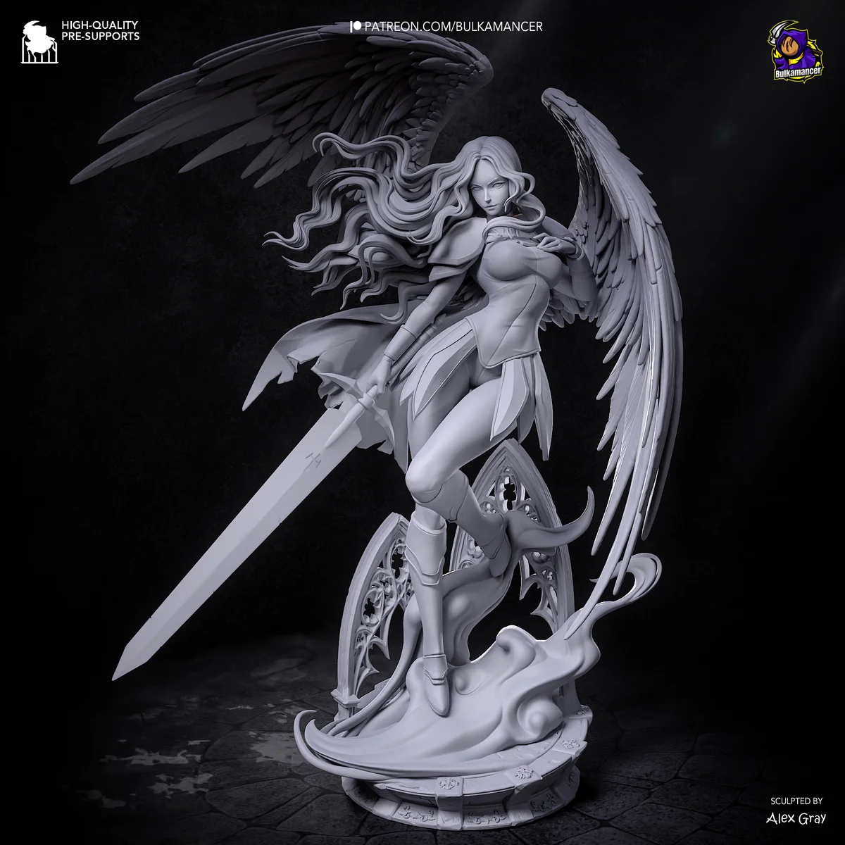Teresa | Fan Art | 3D Printed Resin Model Garage Kit | *Un-Painted* | Bulkamancer 12