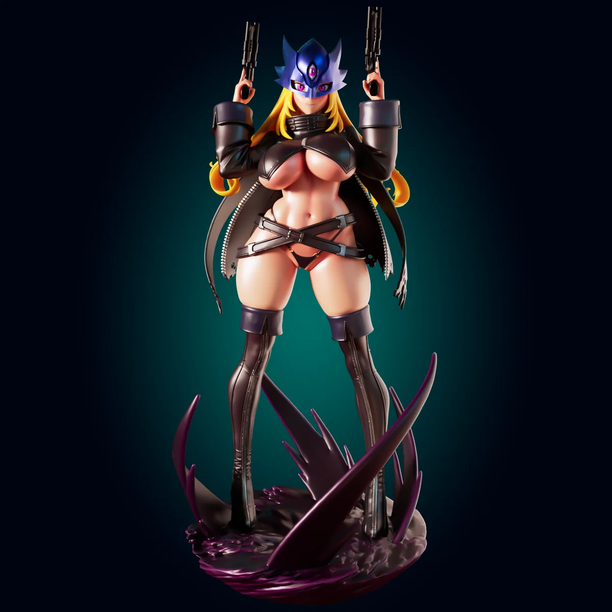 Wizard Lady | Fan Art | 3D Printed Resin Model Garage Kit | *Un-Painted* | Officer Rhu 4