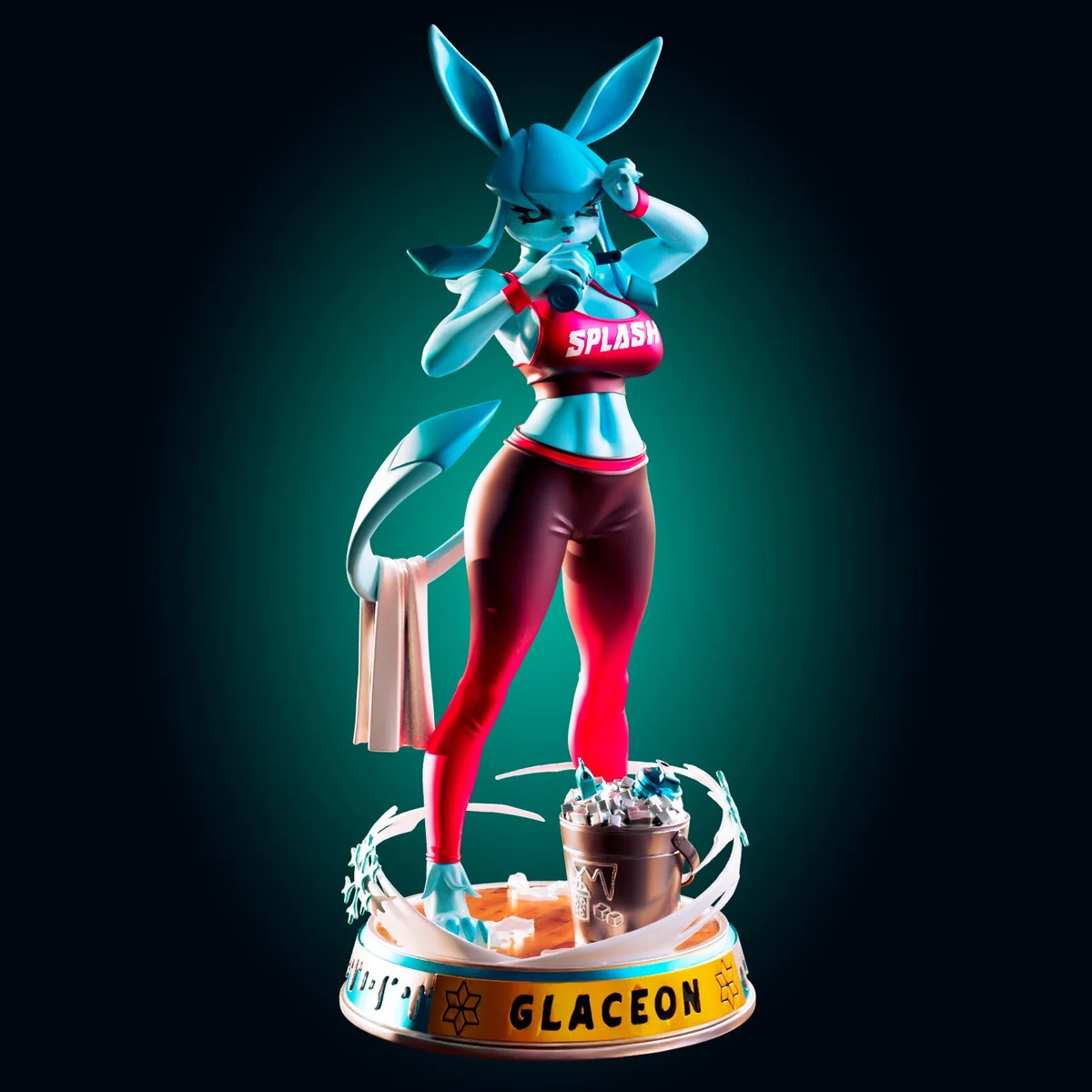 Glacier Girl | Fan Art | 3D Printed Resin Model Garage Kit | *Un-Painted* | Officer Rhu 2