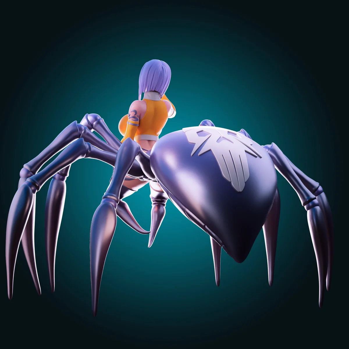 Rachnera | Fan Art | 3D Printed Resin Model Garage Kit | *Un-Painted* | Officer Rhu 4