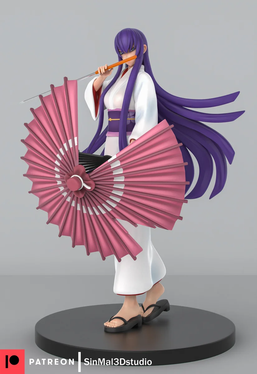 Saeko Busujima | Fan Art | 3D Printed Resin Model Garage Kit | *Un-Painted* | Sin3Dstudio 5