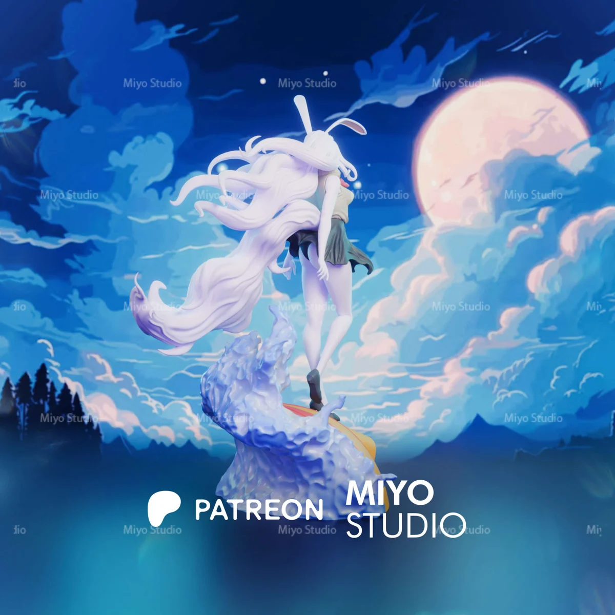 Carrot Sulong | Fan Art | 3D Printed Resin Model Garage Kit | *Un-Painted* | MiyoStudio 5