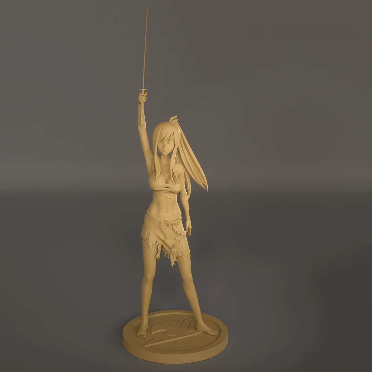 Erza Scarlet | Fan Art | 3D Printed Resin Model Garage Kit | *Un-Painted* | Inari Figure 8