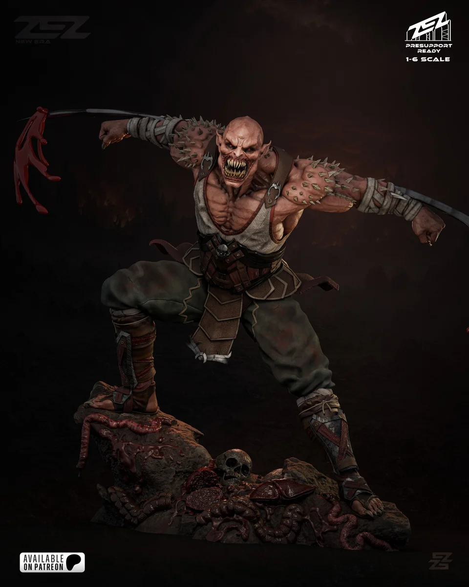 Baraka | Fan Art | 3D Printed Resin Model Garage Kit | *Un-Painted* | ZEZ Studio 8