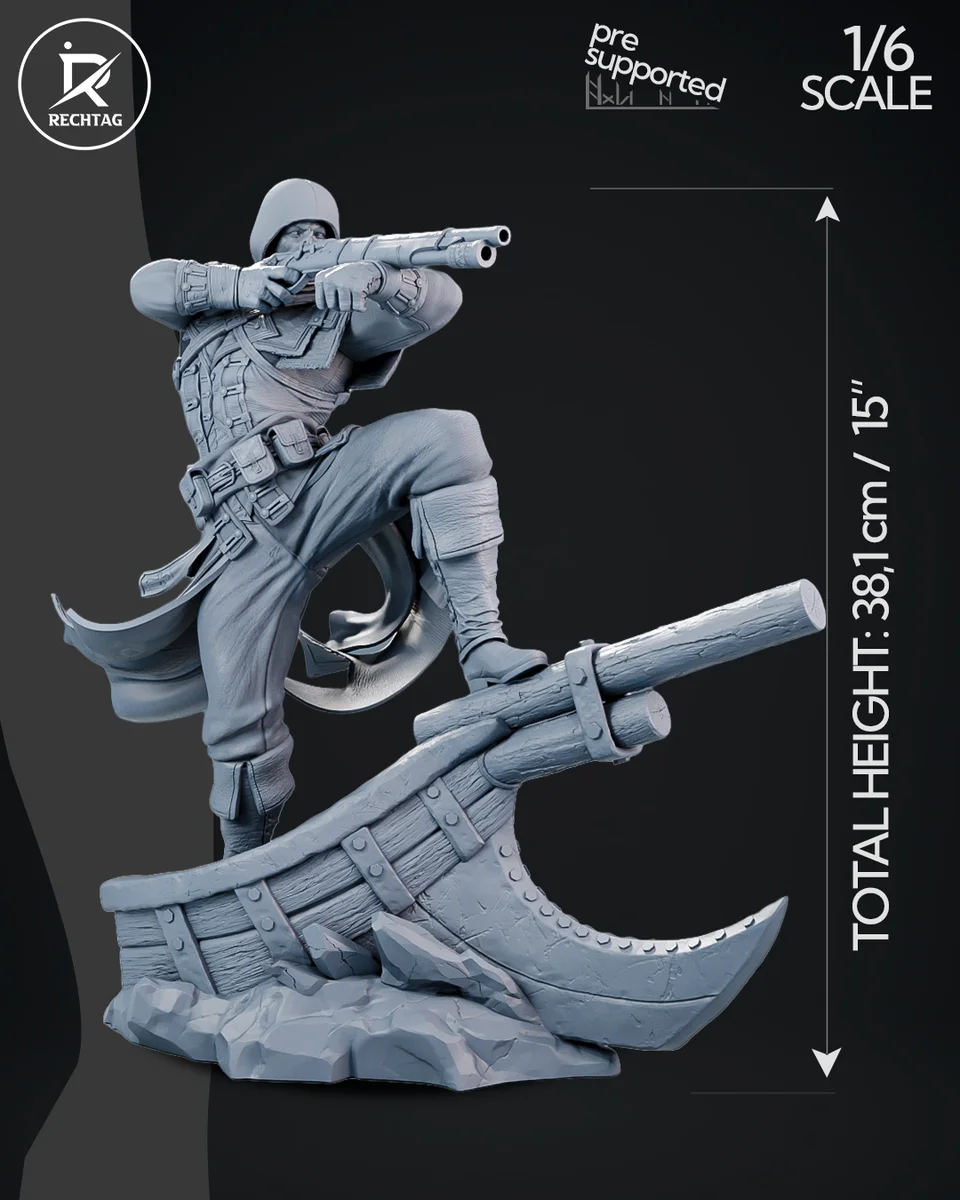 Shay Cormac | Fan Art | 3D Printed Resin Model Garage Kit | *Un-Painted* | Rechtag 19
