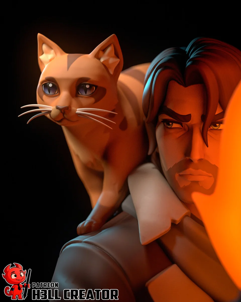 Caleb Widogast | Fan Art | 3D Printed Resin Model Garage Kit | *Un-Painted* | H3LL Creator 5