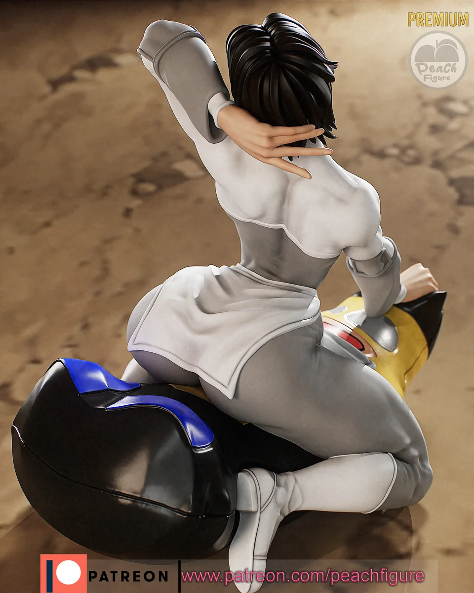 Anissa | Fan Art | 3D Printed Resin Model Garage Kit | *Un-Painted* | Peach Figure 3