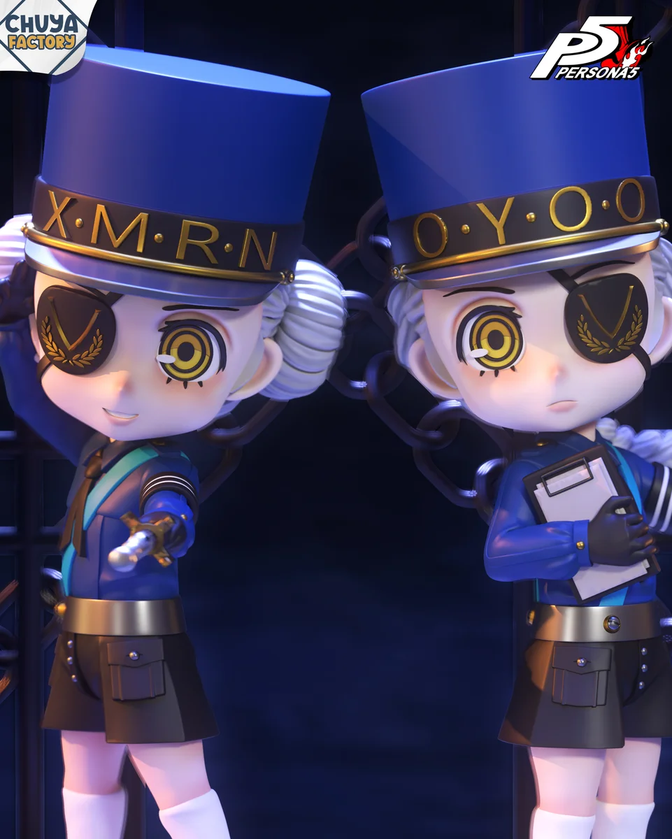 Chibi Justine & Caroline | Fan Art | 3D Printed Resin Model Garage Kit | *Un-Painted* | Chuya Factory 5