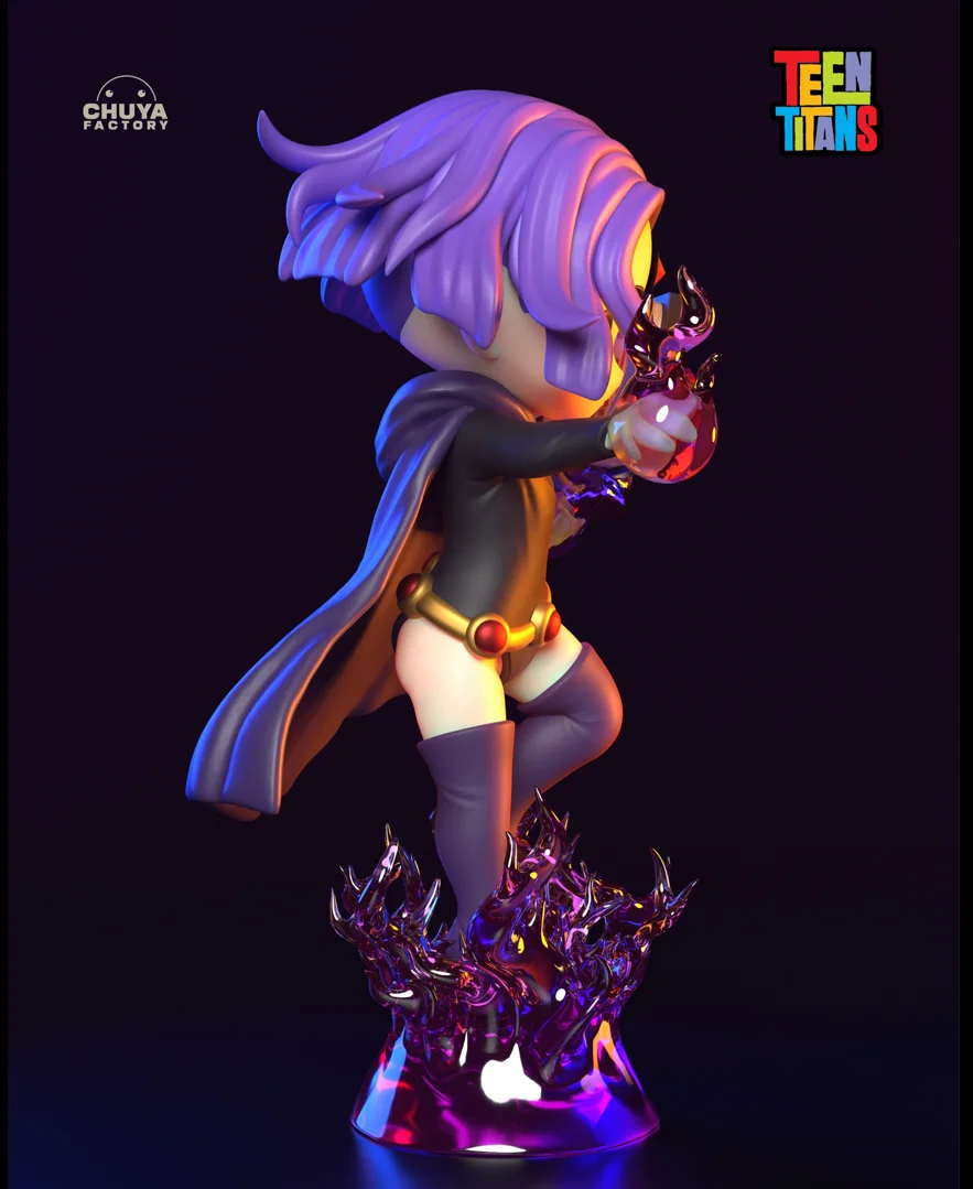 Chibi Raven | Fan Art | 3D Printed Resin Model Garage Kit | *Un-Painted* | Chuya Factory 5