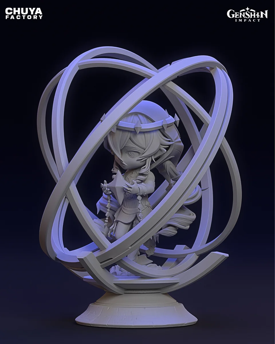 Chibi Layla | Fan Art | 3D Printed Resin Model Garage Kit | *Un-Painted* | Chuya Factory 15