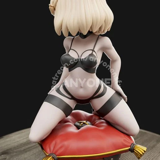 Charlie | Fan Art | 3D Printed Resin Model Garage Kit | *Un-Painted* | AnyoneNSFW 3
