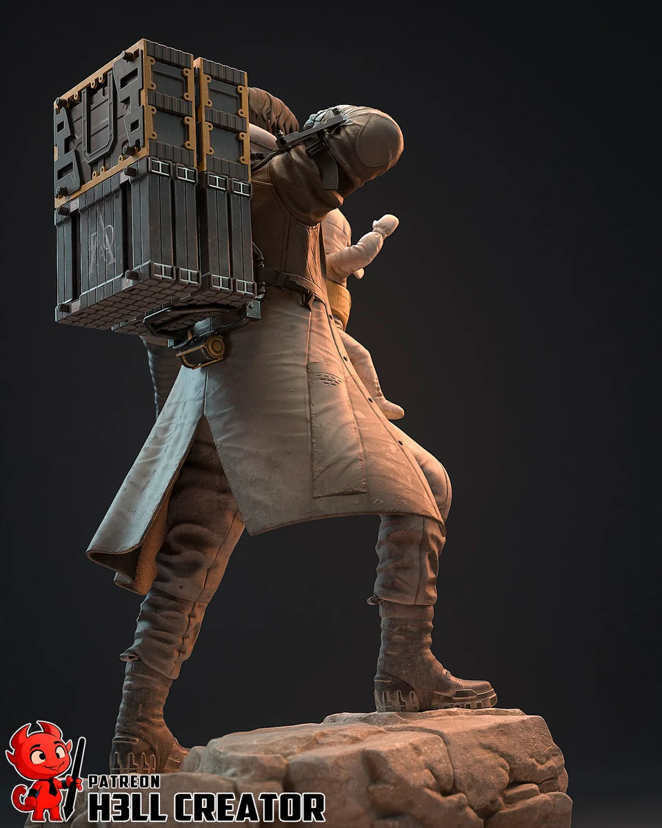 Sam Porter Bridges | Fan Art | 3D Printed Resin Model Garage Kit | *Un-Painted* | H3LL Creator 7