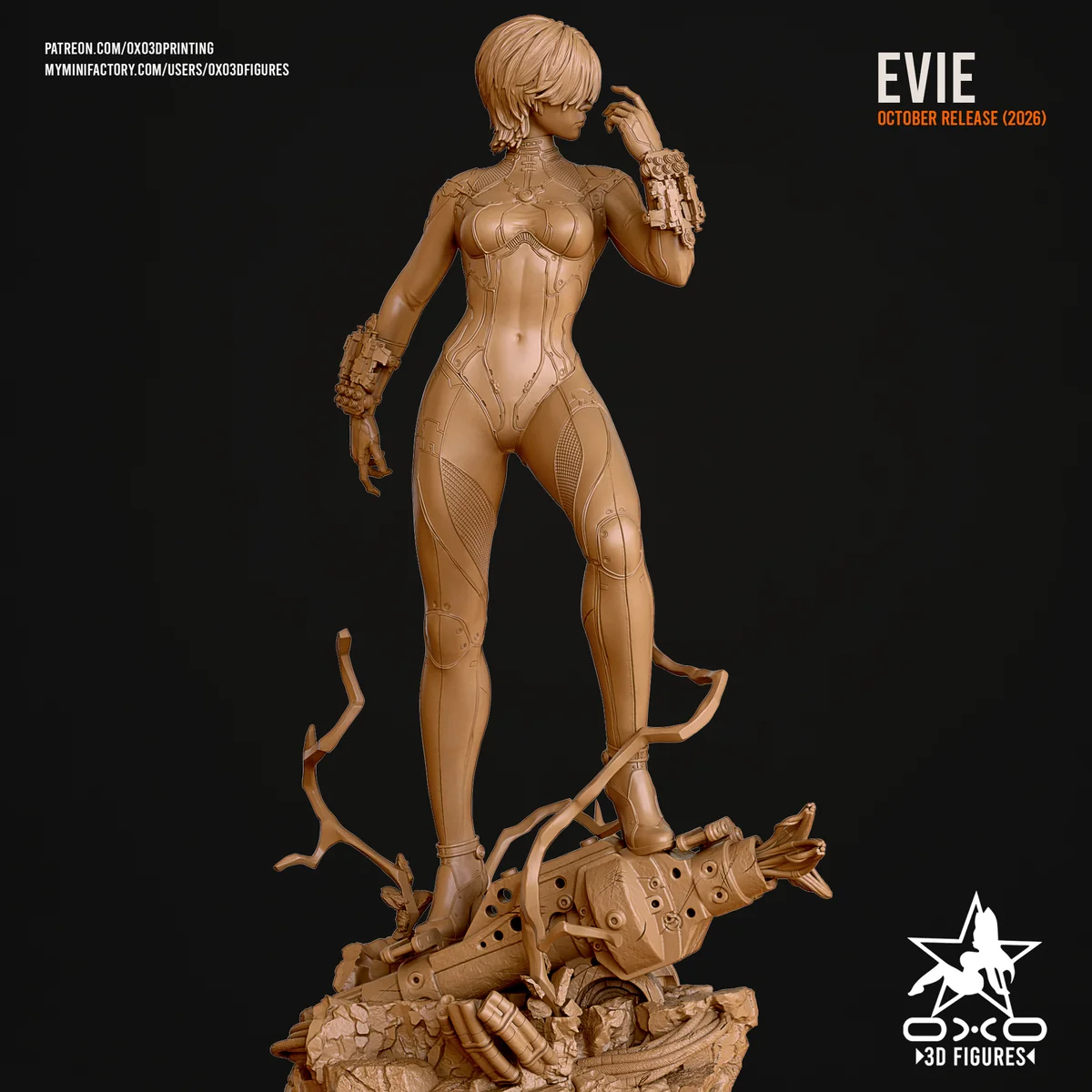 Evie Stellar Blade | Fan Art | 3D Printed Resin Model Garage Kit | *Un-Painted* | OXO3D 10