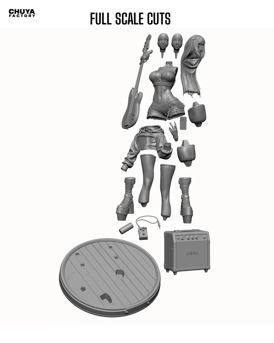 Hinata Hyuga | Fan Art | 3D Printed Resin Model Garage Kit | *Un-Painted* | Chuya Factory 18