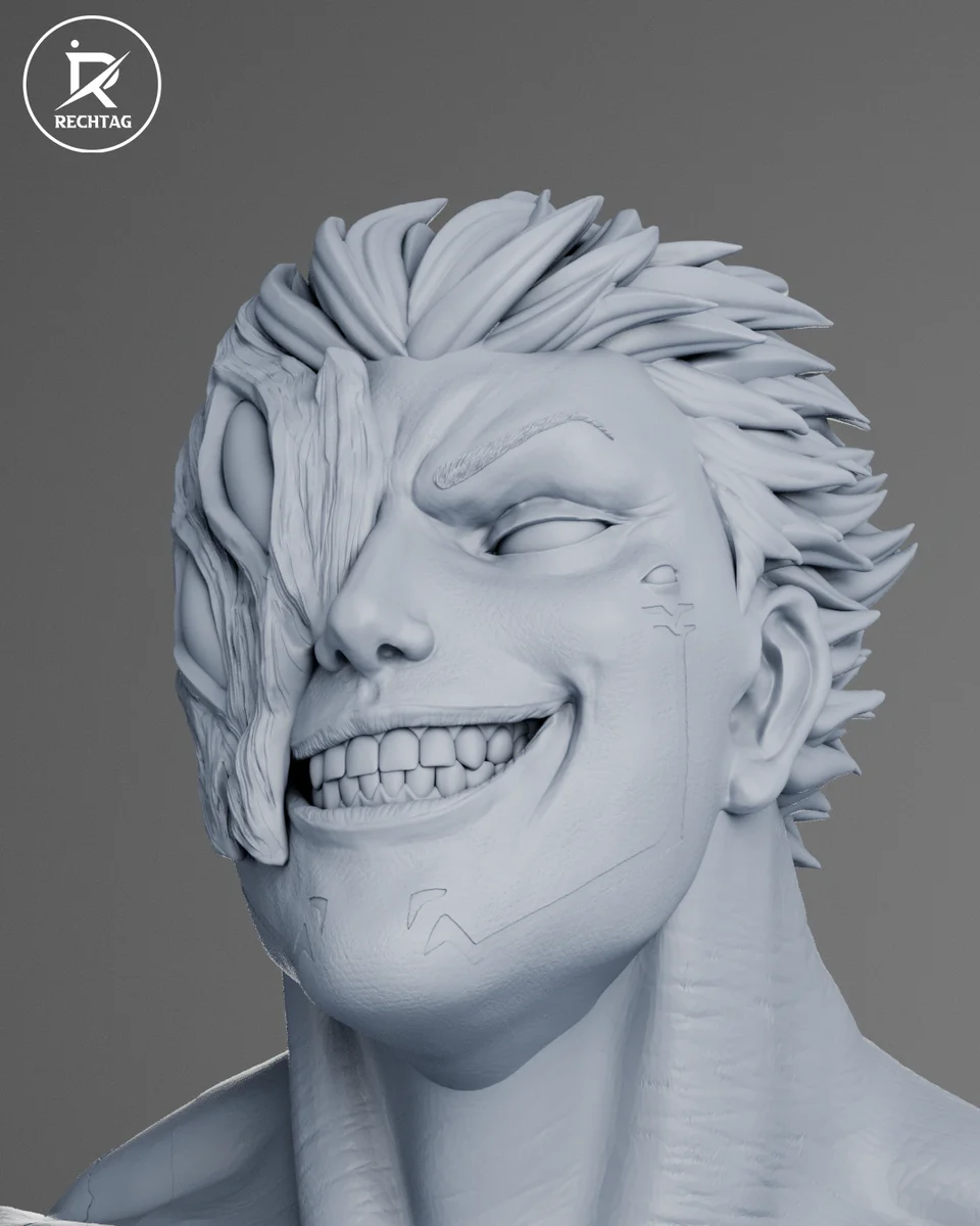 Ryomen Sukuna | Fan Art | 3D Printed Resin Model Garage Kit | *Un-Painted* | Rechtag 20