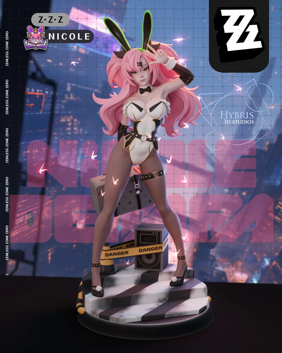 Nicole Demara | Fan Art | 3D Printed Resin Model Garage Kit | *Un-Painted* | Hybris Studios 4