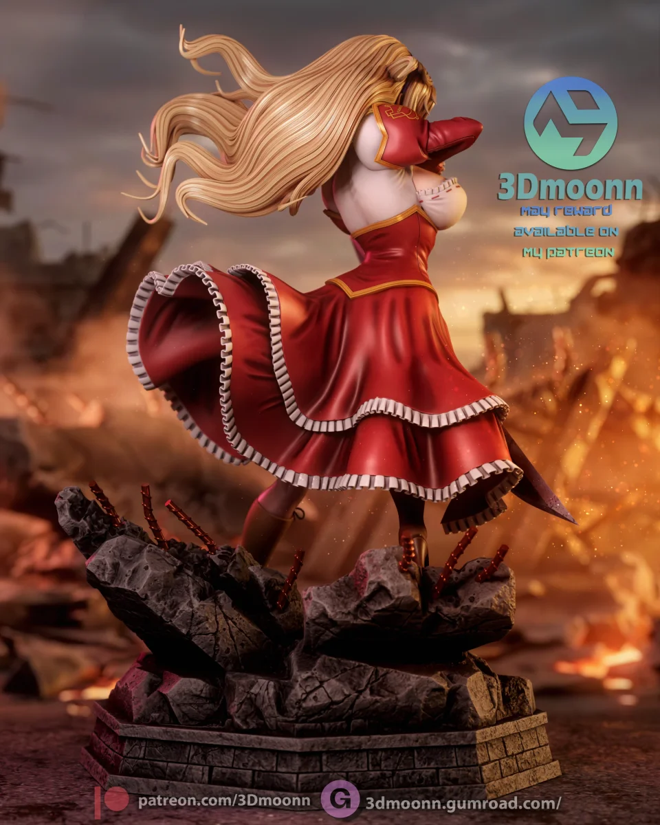 Satellizer L Bridget | Fan Art | 3D Printed Resin Model Garage Kit | *Un-Painted* | 3DMoonn 5