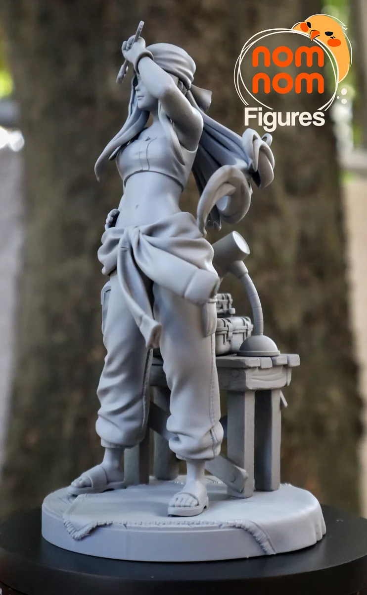 Winry Rockbell | Fan Art | 3D Printed Resin Model Garage Kit | *Un-Painted* | Nomnom 10