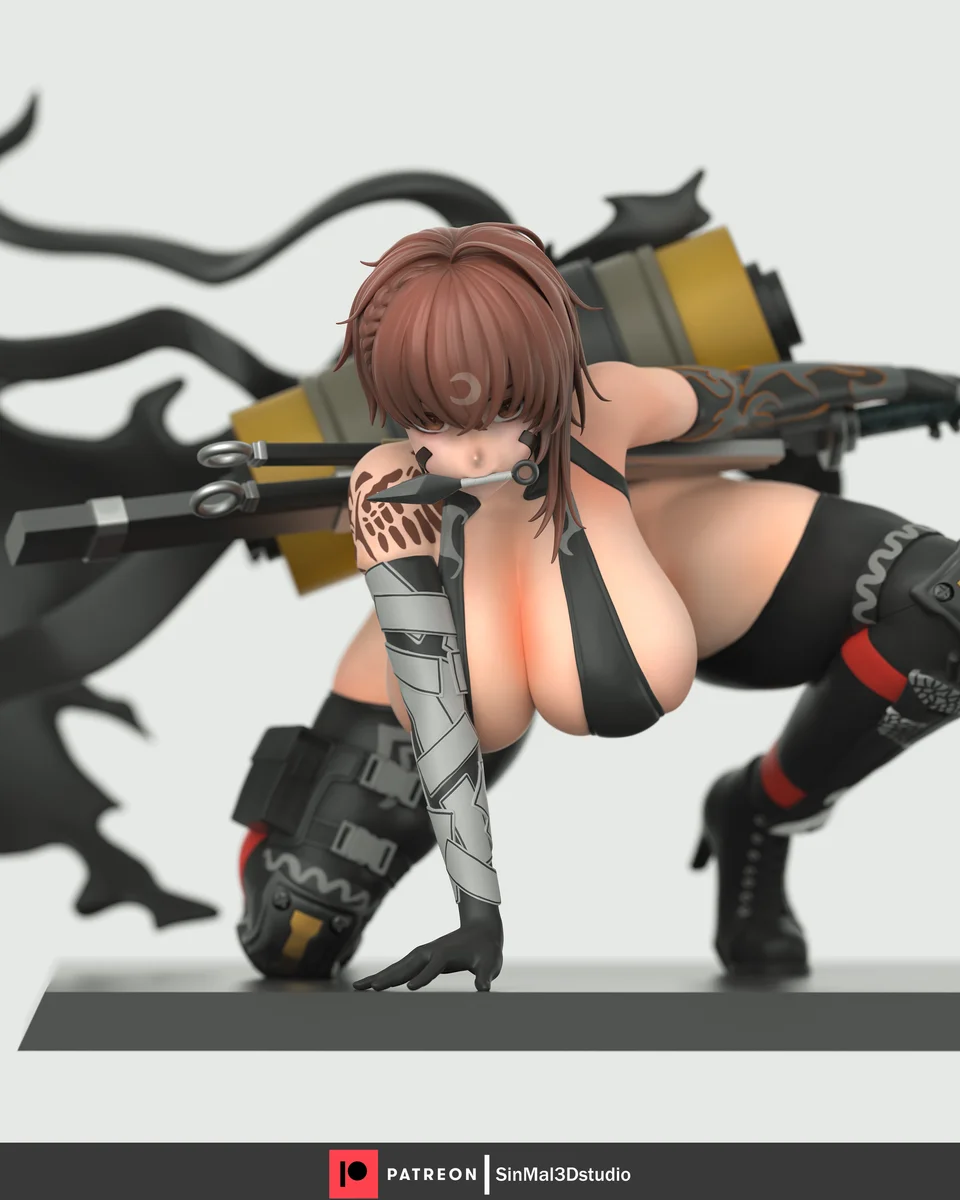 Delta: Ninja Thief | Fan Art | 3D Printed Resin Model Garage Kit | *Un-Painted* | Sin3Dstudio 4