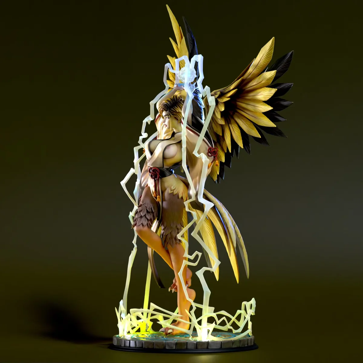 Zaphea - Waifumon | Fan Art | 3D Printed Resin Model Garage Kit | *Un-Painted* | SiryllArt 7