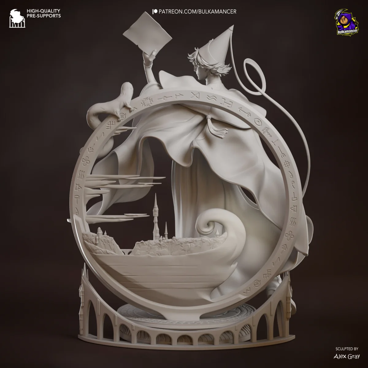 Qifrey | Fan Art | 3D Printed Resin Model Garage Kit | *Un-Painted* | Bulkamancer 9