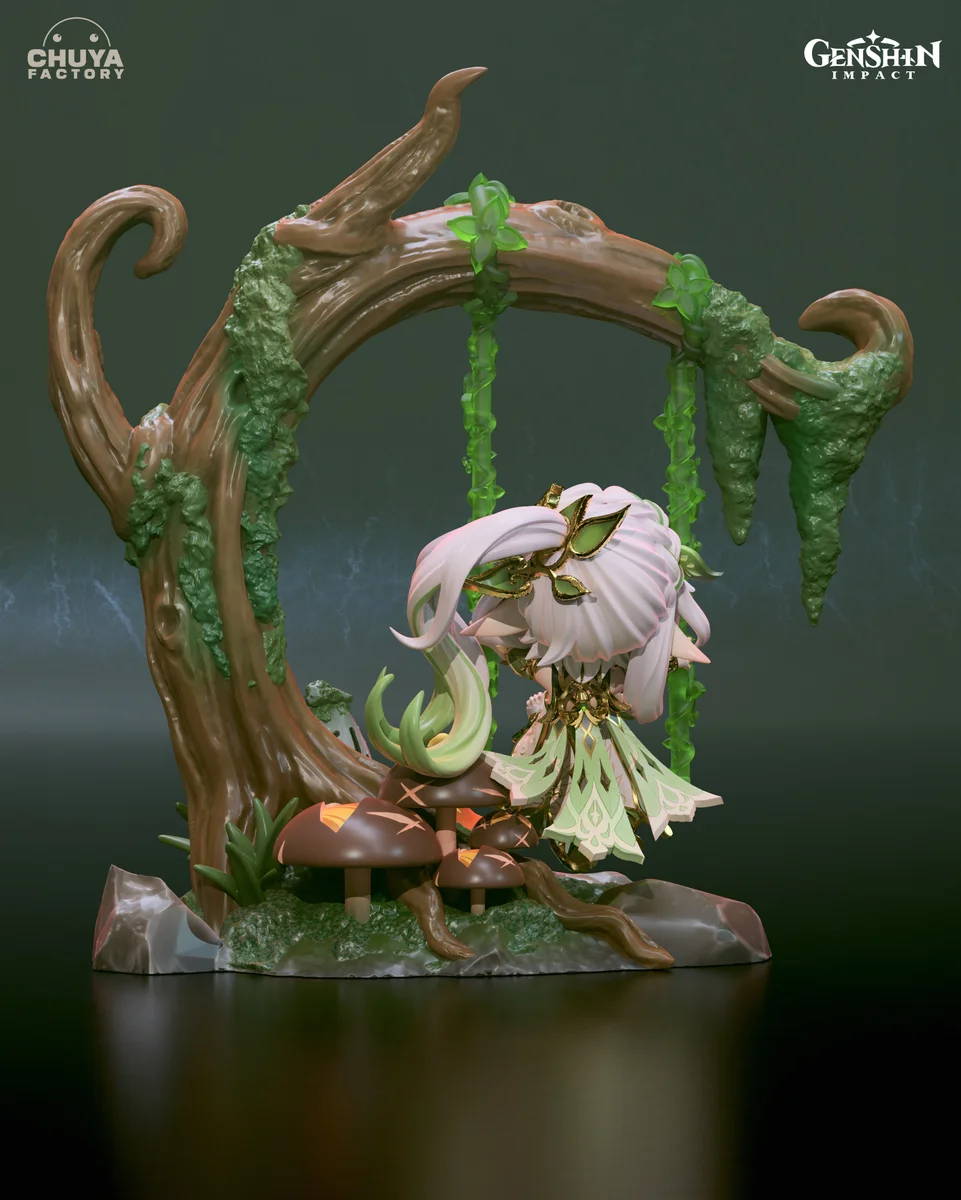 Chibi Nahida | Fan Art | 3D Printed Resin Model Garage Kit | *Un-Painted* | Chuya Factory 5