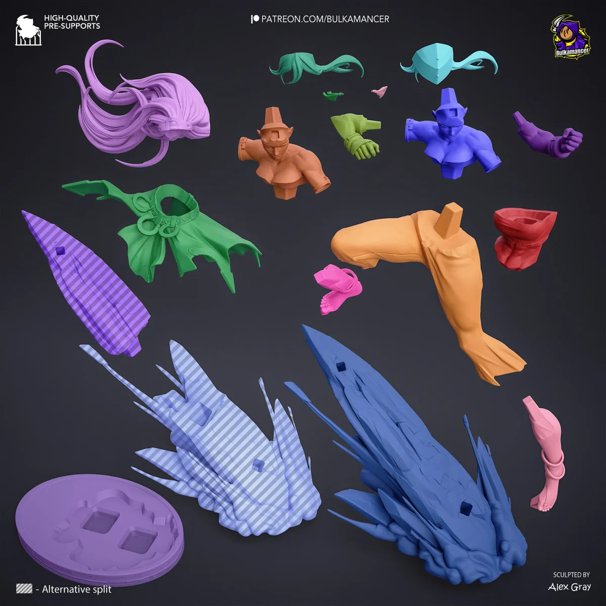 Toph | Fan Art | 3D Printed Resin Model Garage Kit | *Un-Painted* | Bulkamancer 5