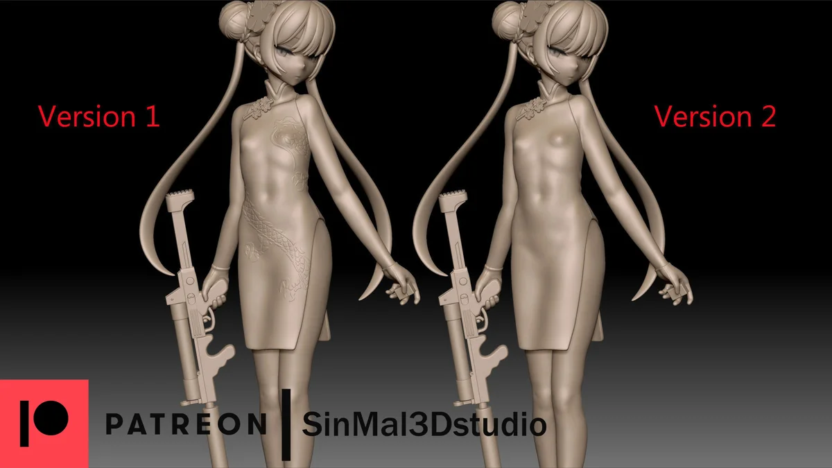 Kizaki Momoi | Fan Art | 3D Printed Resin Model Garage Kit | *Un-Painted* | Sin3Dstudio 7