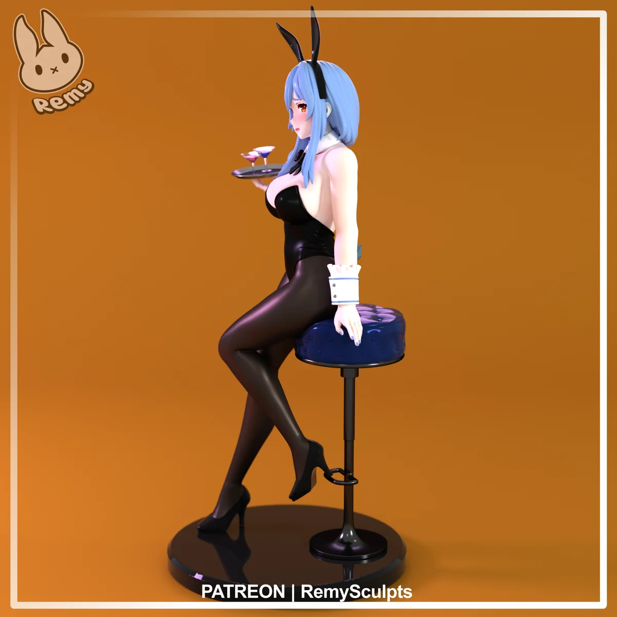 PekoMama | Fan Art | 3D Printed Resin Model Garage Kit | *Un-Painted* | Remy Sculpts 6