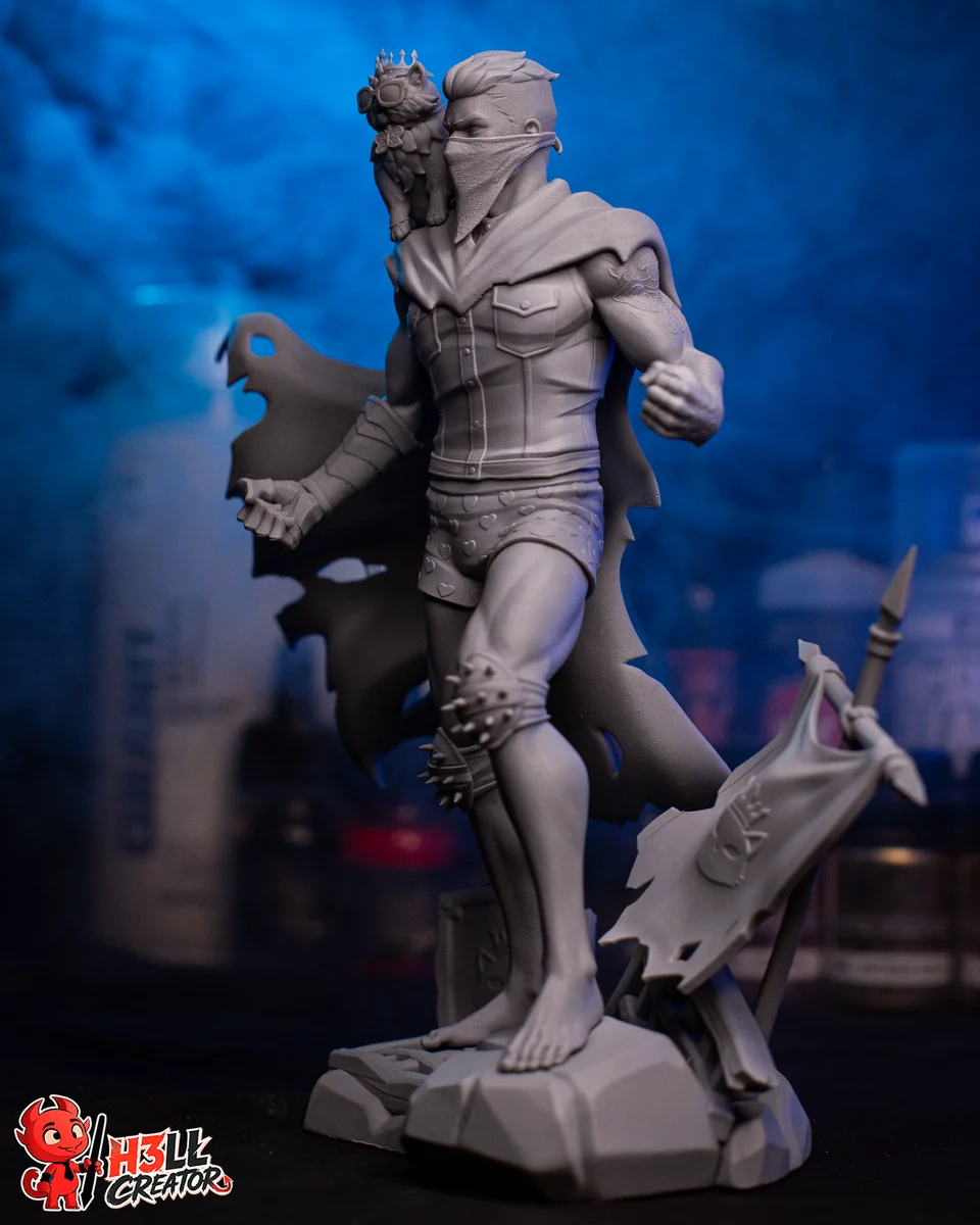 Carl and Princess Donut | Fan Art | 3D Printed Resin Model Garage Kit | *Un-Painted* | H3LL Creator 11