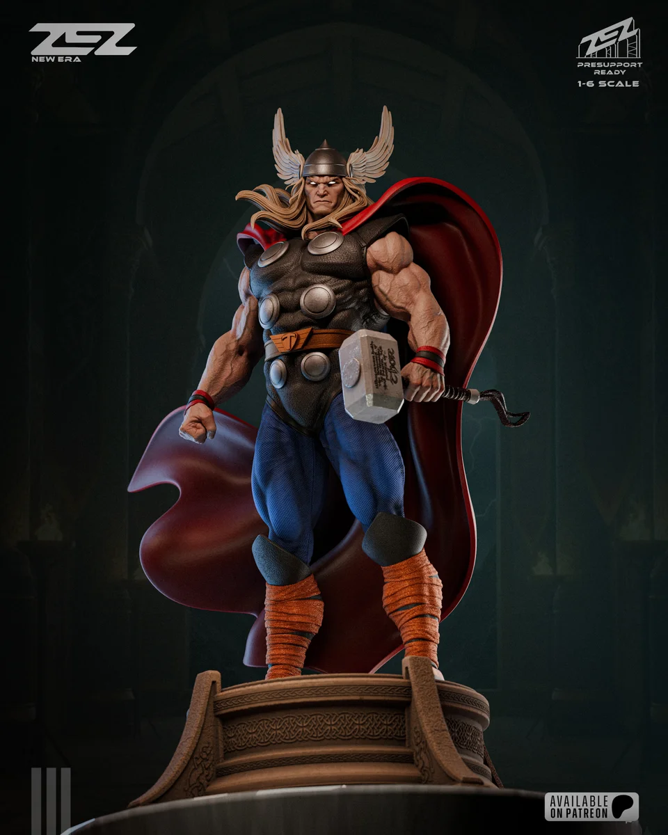 Thor Museum | Fan Art | 3D Printed Resin Model Garage Kit | *Un-Painted* | ZEZ Studio 7