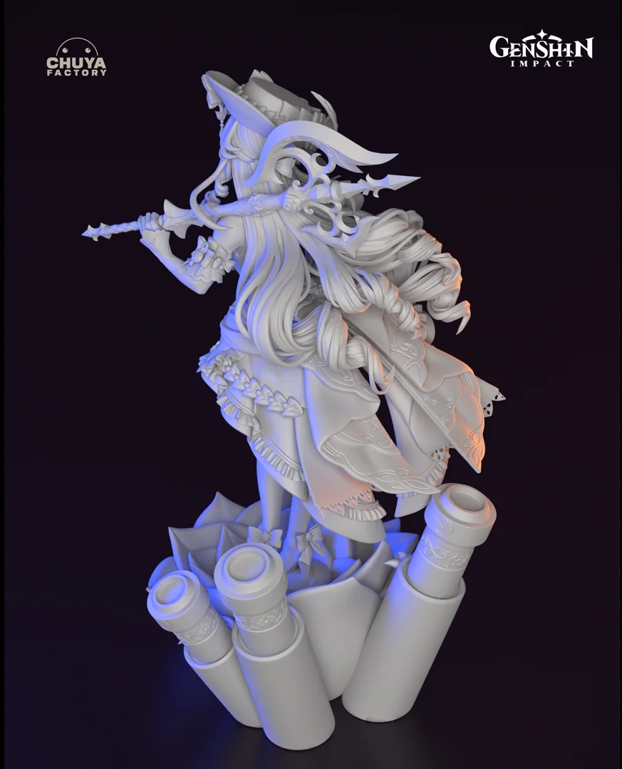 Navia Caspar | Fan Art | 3D Printed Resin Model Garage Kit | *Un-Painted* | Chuya Factory 16