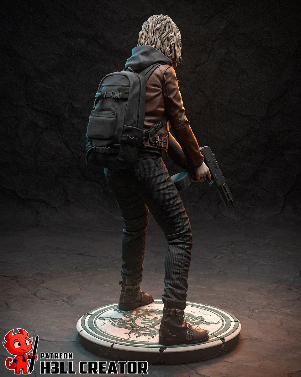 Grace Ashcroft | Fan Art | 3D Printed Resin Model Garage Kit | *Un-Painted* | H3LL Creator 8