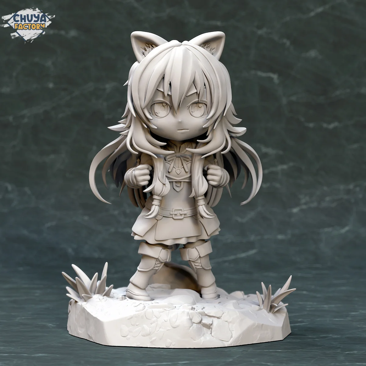 Chibi Raphtalia | Fan Art | 3D Printed Resin Model Garage Kit | *Un-Painted* | Chuya Factory 3