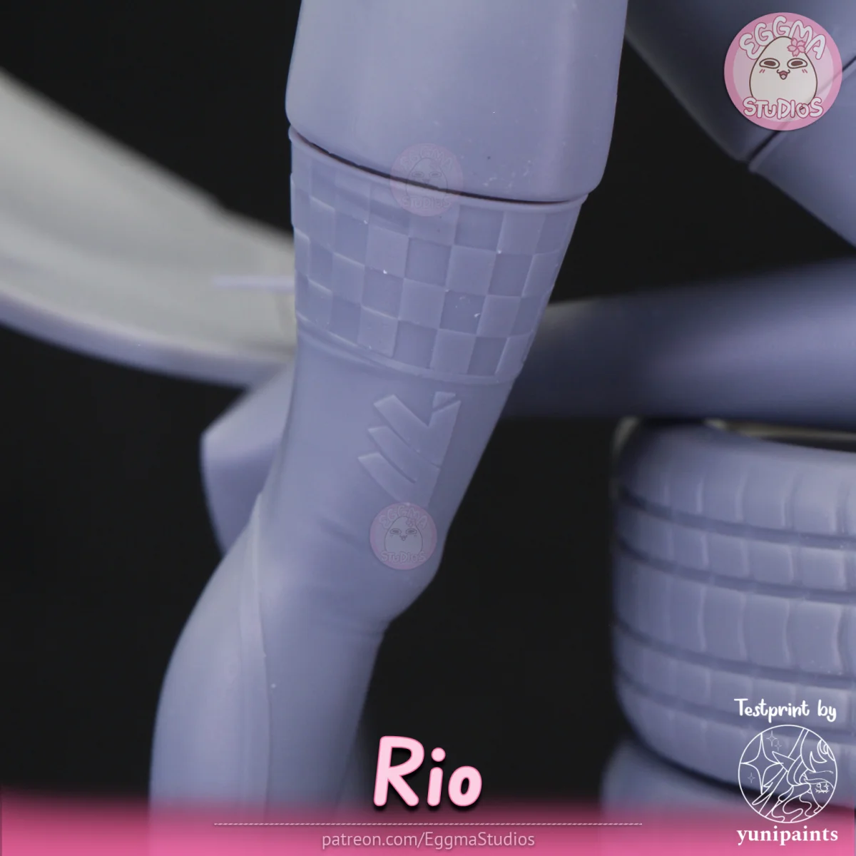 Rio | Fan Art | 3D Printed Resin Model Garage Kit | *Un-Painted* | EggmaStudios 19