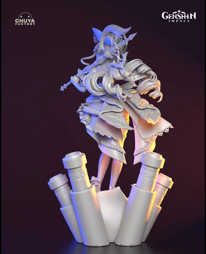 Navia Caspar | Fan Art | 3D Printed Resin Model Garage Kit | *Un-Painted* | Chuya Factory 18