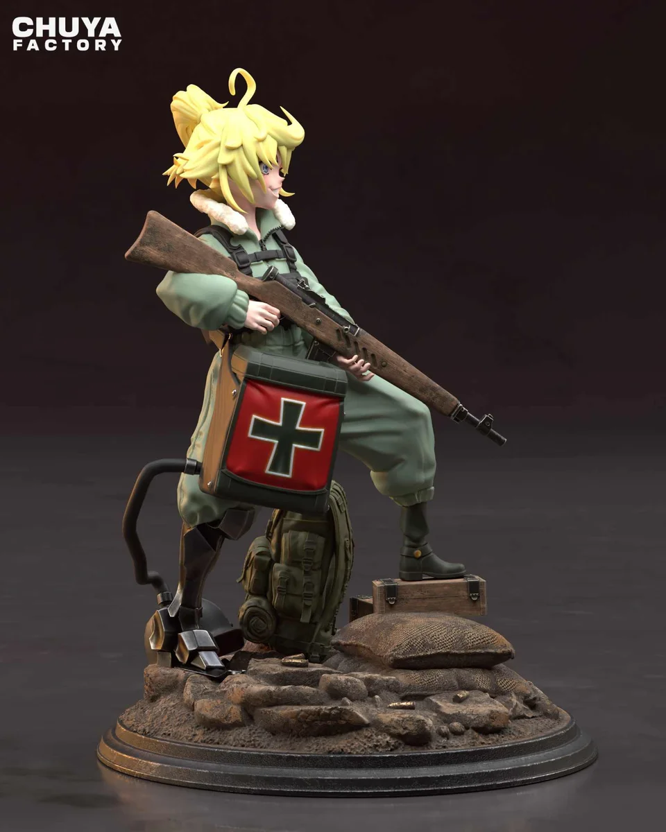 Tanya von Degurechaff | Fan Art | 3D Printed Resin Model Garage Kit | *Un-Painted* | Chuya Factory 4