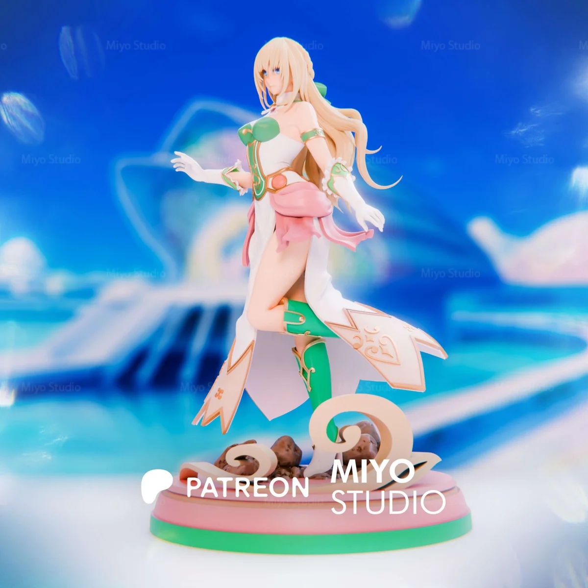 Vert | Fan Art | 3D Printed Resin Model Garage Kit | *Un-Painted* | MiyoStudio