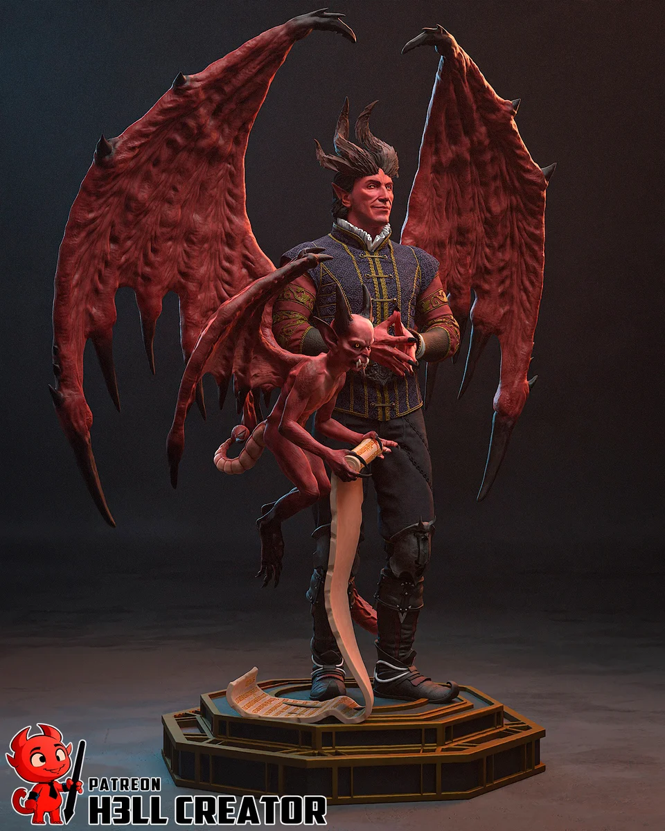 Raphael | Fan Art | 3D Printed Resin Model Garage Kit | *Un-Painted* | H3LL Creator 4